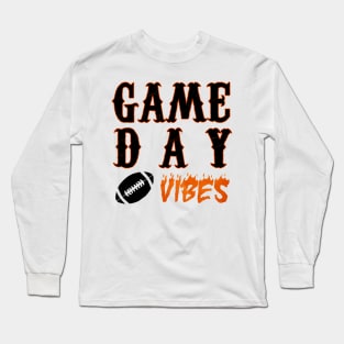 Game Day Vibes - Game Day Shirt - Football Shirt - Fall - Football Season - College Football - Football - Unisex Graphic Long Sleeve T-Shirt